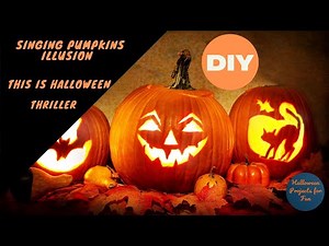 How To Make Halloween Singing Pumpkins Projections