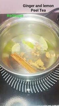 Ginger and lemon Peel Tea