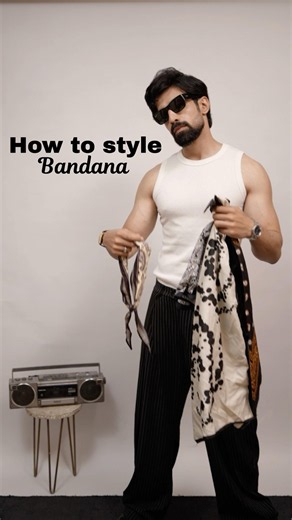 1 Bandana 6 Ways #bandana #bandanastyle #mensstyle