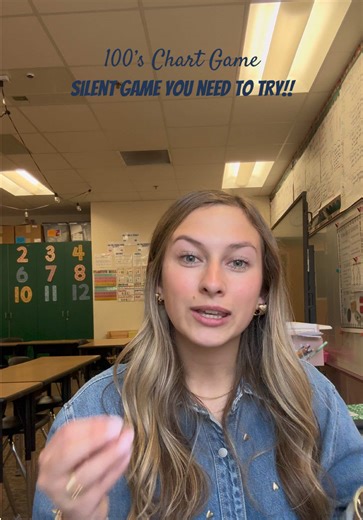 Introducing the 100s Chart Game!! It’s the perfect way to turn any worksheet into a game! You can do it for any grade level or subject! My kids LOVE it!! You need to try it out! #gamify #classroomgame #teachersoftiktok #fyp