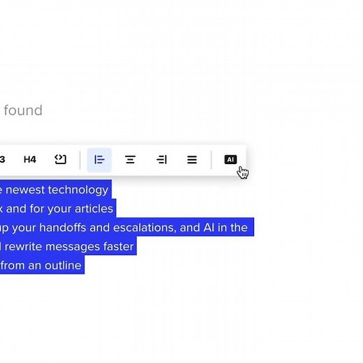 Intercom AI Assisted Support - Help Article Generation
