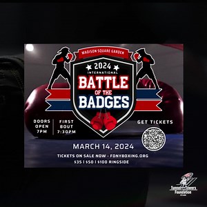 Join FDNY Boxing on March 14, 2024, for the Battle of the Badges at Madison Square Garden. Proceeds benefit T2T's programs! Purchase tickets today! | Tunnel to Towers Foundation