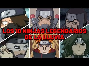 Los 10 Ninjas MAS FUERTES de la Aldea de la lluvia (AMEGAKURE) #naruto #boruto 🍥🍥