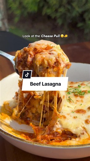 Resepi Lasagna Daging Terbaik dengan Cheese Pull Perfect
