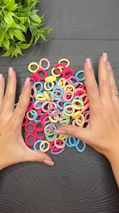 2.6M views · 21K reactions | Easy Craft with Hair Rubber Bands Tutorial #tutorial #craft #diy #fyp #foryou #fypシ | VIKI Studio DIY | Facebook