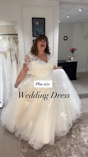 Plus size wedding dress inspiration #plussize #plussizebride #curvy #weddingdressshopping #plussizeweddingdress | The Bridal Suite PLUS SIZE Wedding Dress Shop