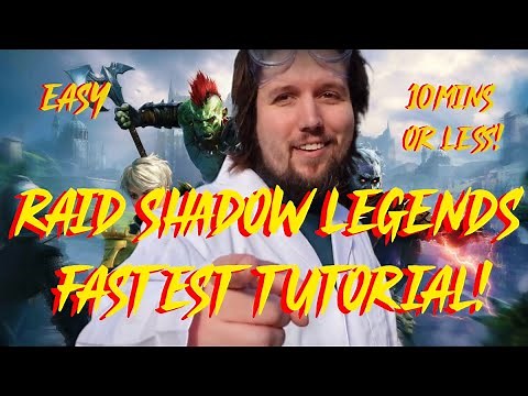 FINISH THE RAID SHADOW LEGENDS TUTORIAL FAST! | Raid: Shadow Legends