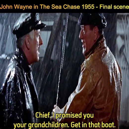 John Wayne in The Sea Chase 1955 - Final scene | Azul Mcmillan