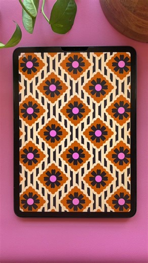 🌺🌺🌺#procreate #patternmaking #seamlesspattern #patternideas #procreateart