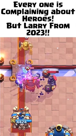 Larry being broken from 2023 #clashroyale #larry