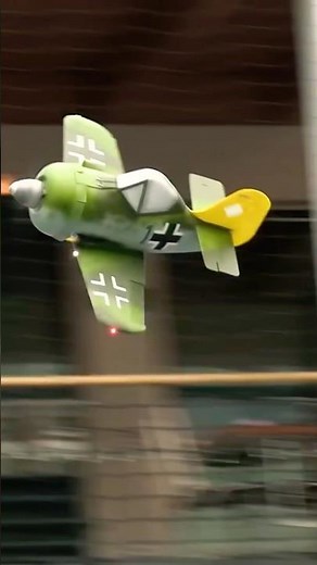Just Wait Till This Tiny Focke Wulf 190 Takes Off Indoors!