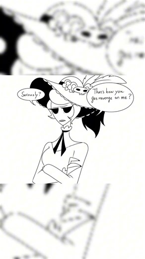 alastor gets revenge on rosie! - hazbin hotel comic dub