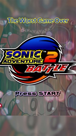 The Worst Game Over #sonic #sonicadventure2 #funny #sonicthehedgehog #gaming #improv