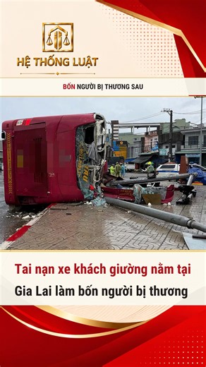 Tai nạn xe khách giường nằm sáng 23/9 tại Gia Lai