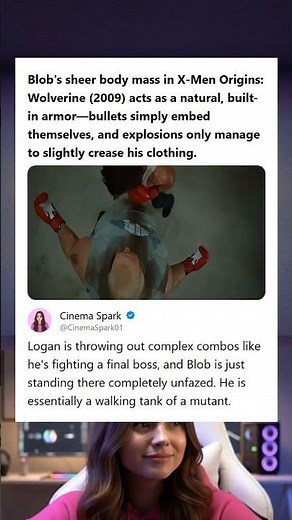 X-Men Origins Wolverine 2009 Blobs Body Mass Functions as Natural Armor