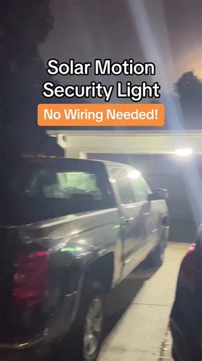 Solar Motion Sensitive Security Light for Outdoor. A must have for every home! #solarlight #securitight #securitysolarlight #outdoorlights #outdoorlight #security #prepper #motionlight #motiondetection