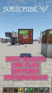 How to make MUSIC SEQUENCES with NOTE BLOCK CHAINS! | Redstone with PsiVolt #minecraft #redstone