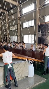 49K views · 140 reactions | Did you know that making a giant sheet of paper by hand requires patience skill and precision Each step in the process involves careful measuring mixing of pulp fibers and me | Mother's Story | Facebook