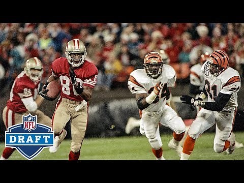 Jerry Rice and the 2 Receivers Drafted Above Him! | NFL Draft Stories