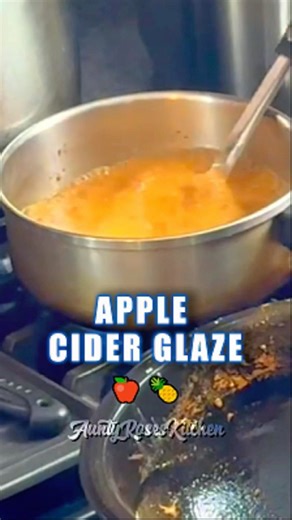 Homemade Apple Cider Pineapple Brown Sugar Glaze 🍎🍍