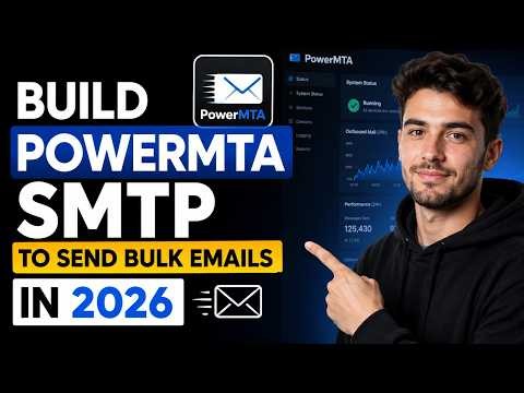 Build PowerMTA SMTP Server for Bulk Email Marketing in 2026 - Send Bulk Emails in 2026