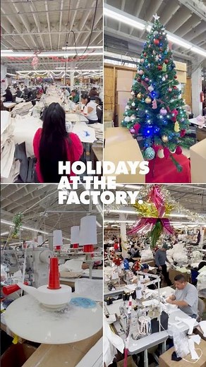 Holidays at the Factory. That’s Los Angeles. #losangelesapparel #losangeles #madeinusa