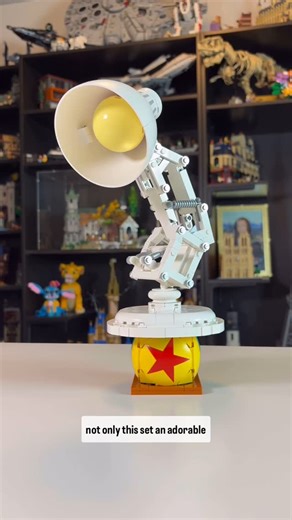 TJ bricky on Instagram: "LEGO Luxo Jr (the Pixar Lamp) is such a cute set packed to the brim with Easter Eggs and Pixar references. Unfortunately I think it’s priced a bit too high, but I thoroughly enjoyed the build process. … #lego #legoset #legobuild #legopixar #pixar #pixarlamp #legoreview #reviews #rlfm #21357 #legoinsta #legoinstagram #legogram"