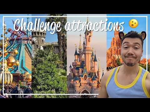 ALL DISNEYLAND PARK ATTRACTIONS IN ONE DAY ǀ Disneyland Paris Vlog Challenge