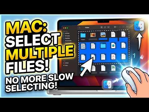 How to Select Multiple Files on Mac