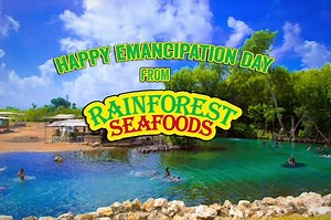 "O green isle of the Indies, Jamaica, strong and free, Our vows and loyal promises O heartland, 'tis to Thee. " Happy Emancipation Day Jamaica 🇯🇲 🇯🇲 🇯🇲 #EmancipationDay2019 #RainforestSeafoods | Rainforest Caribbean