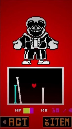 SP!Dusttale - Red Aspergerania:SANS FIGHT