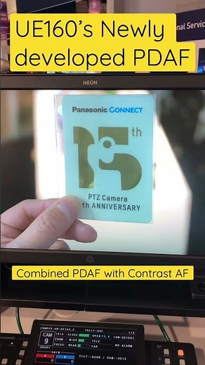 Newly Developed PDAF of AW-UE160 | NAB Show 2023 | Panasonic Connect