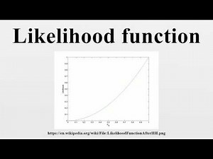 Likelihood function