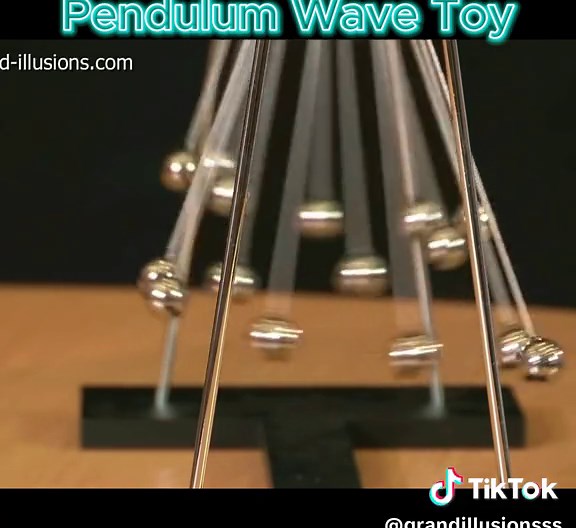 Harmonic Pendulum Wave Toy Explained in Detail