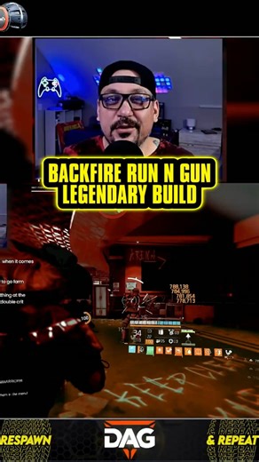 Backfire Meta | Fun Legendary Blue Strikers Run N Gun Build | Division 2 #division2 #shorts