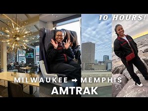 VLOGMAS EP 1: Milwaukee Travel Vlog + 10 Hours Overnight in Amtrak Coach back to Memphis