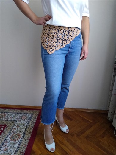 Crochet Hip Scarf Belt, Lace Belt, Festival Wrap Skirt, Hip Wrap Accessory - Etsy