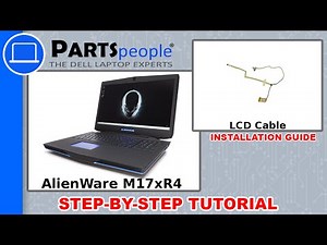 Dell AlienWare M17xR4 LCD Cable Replacement Video Tutorial