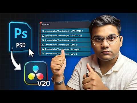 The Best Way to Use PSD Files in DaVinci Resolve 20 – Full Guide