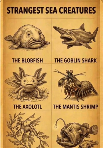 Strange Sea Creatures: Deep Sea Blobfish & Odd Ocean Life