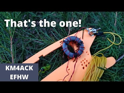 The KM4ACK EFHW Antenna