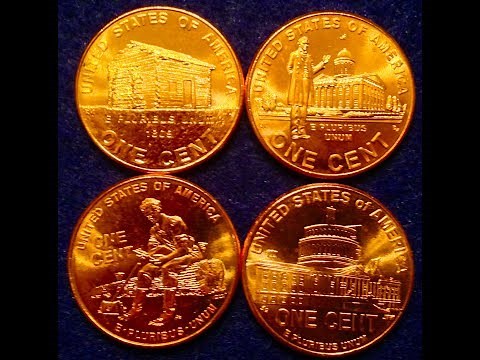 2009 Lincoln Cents- Complete Set Of Commemorative Coins