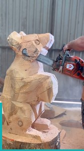 100K views · 501 reactions | The world of chainsaw sculpting!  | Craft Factory | Facebook