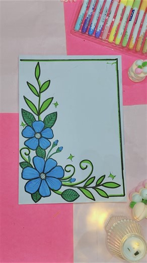 Front Page Design For School Project #art #assignment #shorts #ytshorts #trending #satisfying