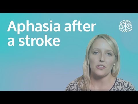 Living with aphasia after a stroke