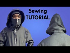 How to cut and sew hoodie step by step tutorial
