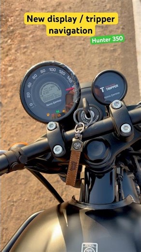 New Hunter 350 Tripper Navigation / New Display🤗| Graphite Grey🖤 #royalenfield #hunter350