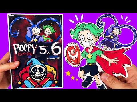 NEW Poppy Playtime 6⁉️and 5 Game Book📕Rory Redcape✨파피플레이타임 6탄, 5탄 게임북 만들기📕로리 레드케이프