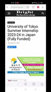 Summer Internship Program in Japan #BrightScholarship #Japan #studyabroad #internship | Bright Scholarship | Facebook