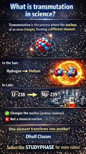 What is Transmutation? | Nuclear Change Explained in Science Terms | STUDYPHASE